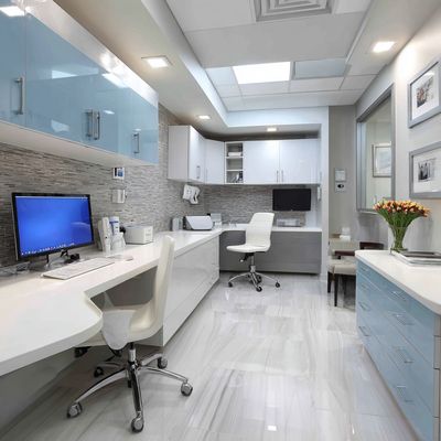 Modern medical office interior