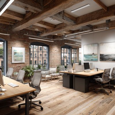 Modern small business office